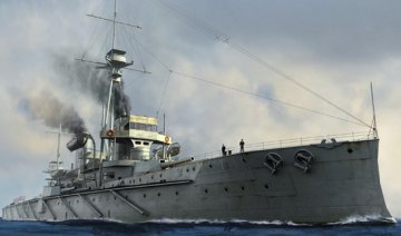 HMS Dreadnought 1907 · TRU 06704 ·  Trumpeter · 1:700