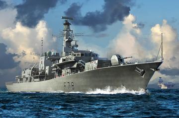 HMS TYPE 23 Frigate  Kent(F78) · TRU 06719 ·  Trumpeter · 1:700