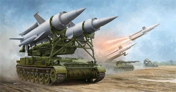 Soviet 2K11A TEL w/9M8M MissileKrug-a (SA-4 Ganef) · TRU 09523 ·  Trumpeter · 1:35
