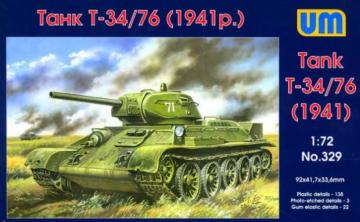 Tank T-34/76 (1941) · UM 329 · Unimodels · 1:72 Tank T-34/76 (1941) · UM 329 · Unimodels · 1:72