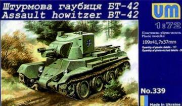 BT-42 Finnish assault howitzer · UM 339 ·  Unimodels · 1:72