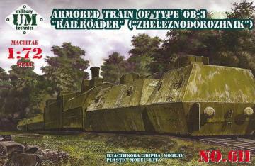 Armored train #2, 23ODBP of type OB-3 · UM 611 ·  Unimodels · 1:72