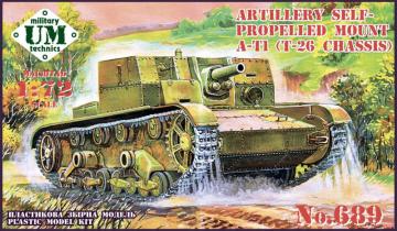 AT-1 Soviet artillery self-propelled gun · UM T68901 ·  Unimodels · 1:72