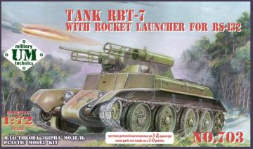 RBT-7 tank with rocket launcher for RS-132 · UM T703 ·  Unimodels · 1:72
