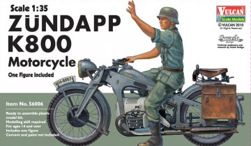 Zndapp K 800 Motorcyle · VUL VU56006 ·  Vulcan Models · 1:35