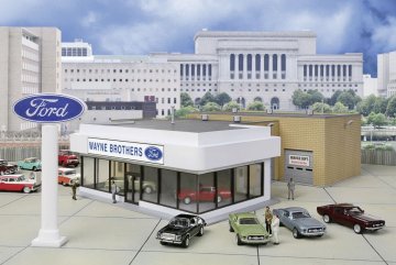 Ford-Autohaus Wayne Bros. · WAL 3483 ·  Walthers · H0
