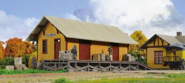 Frachtschuppen Golden Valley &middot; WAL 3533 &middot;  Walthers &middot; H0