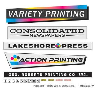 Druckerei Lakeshore Press · WAL 4079 ·  Walthers · H0