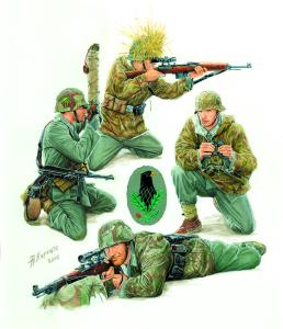 German Sniper Team WWII &middot; ZV 3595 &middot;  Zvezda &middot; 1:35