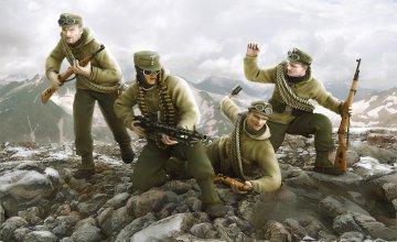 WWII Dt. Gebirgsjger · ZV 3599 ·  Zvezda · 1:35