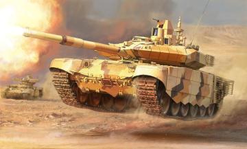 Russian main battle tank · ZV 3675 ·  Zvezda · 1:35