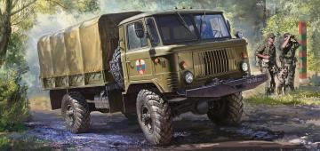 GAZ 66 · ZV 3707 ·  Zvezda · 1:35