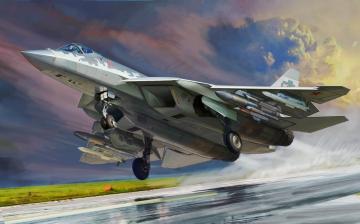 Sukhoi SU-57 · ZV 4824 ·  Zvezda · 1:48