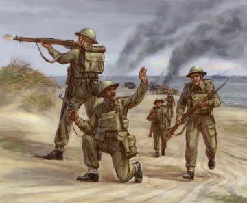 Britische Infanterie 1939-42 · ZV 6166 ·  Zvezda · 1:72