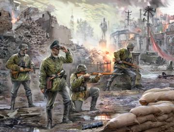 Deutsche Elitetruppen 1939-43 · ZV 6180 ·  Zvezda · 1:72