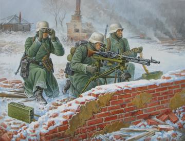 Deut.Maschinengewehr, Crew (Winter) · ZV 6210 · Zvezda · 1:72 Deut.Maschinengewehr, Crew (Winter) · ZV 6210 · Zvezda · 1:72