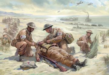 Britisches Sanitäterteam · ZV 6228 · Zvezda · 1:72 Britisches Sanitäterteam · ZV 6228 · Zvezda · 1:72