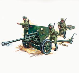 Zis - 3 Soviet Gun · ZV 6253 ·  Zvezda · 1:72