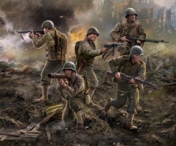 US Infantry WWII &middot; ZV 6278 &middot;  Zvezda &middot; 1:72