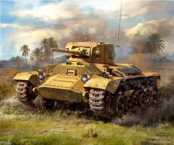 Valentine II British Infantry Tank WWII · ZV 6280 ·  Zvezda · 1:100