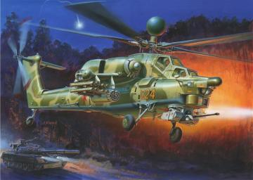 MIL MI-28 MEHAVOC - Russian attack helicopter · ZV 7255 ·  Zvezda · 1:72