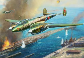 Petlyakov Pe-2 Soviet fighter/bomber · ZV 7283 ·  Zvezda · 1:72