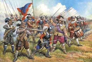 Austrian Musketeers+Pikemen · ZV 8061 ·  Zvezda · 1:72