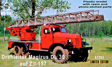 Drehleiter Magirus DL30 auf Zil-157 - Limited Edition · ZZ 87202 ·  ZZ Modell · 1:87