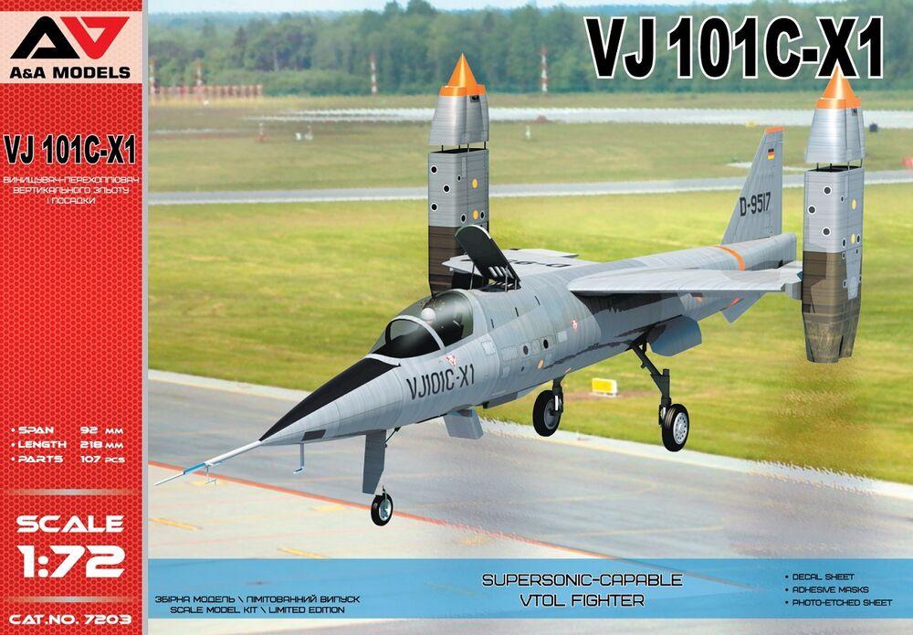 VJ 101C-X1 Supersonic-capable VTOL fighter