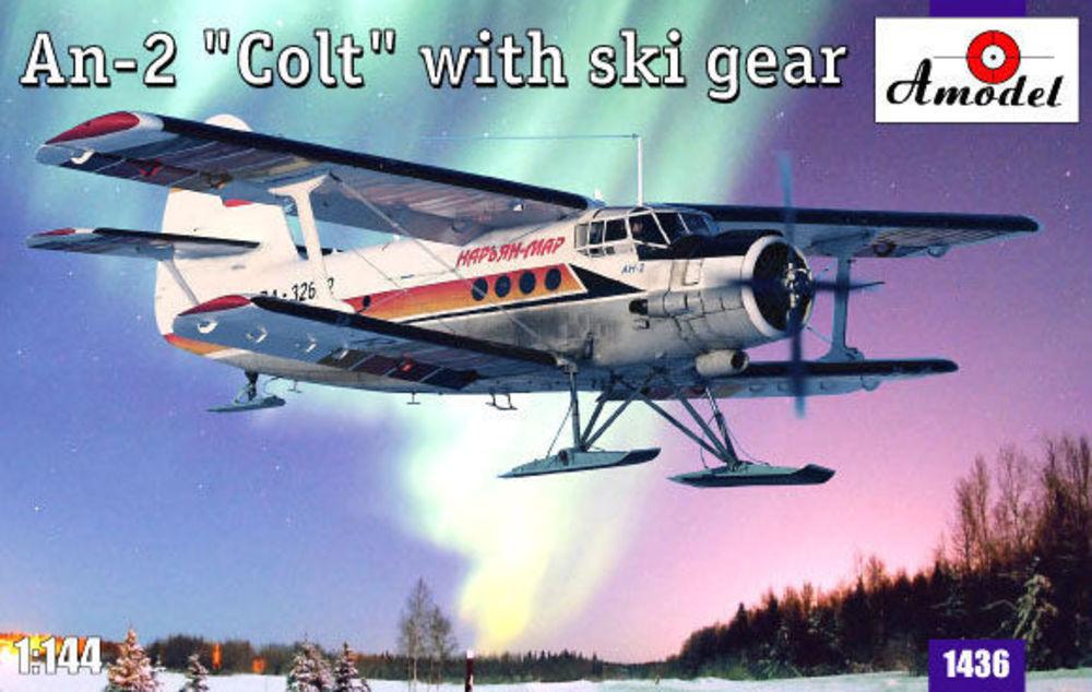 36 V  günstig Kaufen-Antonov An-2 ´Colt´ with ski gear. Antonov An-2 ´Colt´ with ski gear <![CDATA[A-Model / AMO1436 / 1:144]]>. 