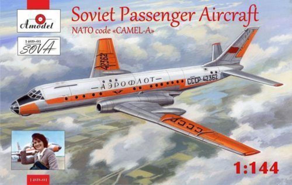Ki 44 günstig Kaufen-Tupolev Tu-104 airliner,Aeroflot, kit2. Tupolev Tu-104 airliner,Aeroflot, kit2 <![CDATA[A-Model / AMO1469-01 / 1:144]]>. 