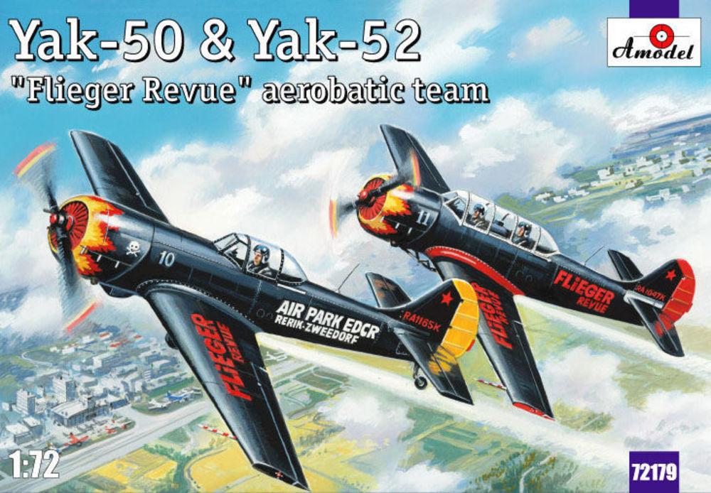 Revue günstig Kaufen-Yak-50 & Yak-52 ´Flieger Revue´ aerobati. Yak-50 & Yak-52 ´Flieger Revue´ aerobati <![CDATA[A-Model / AMO72179 / 1:72]]>. 