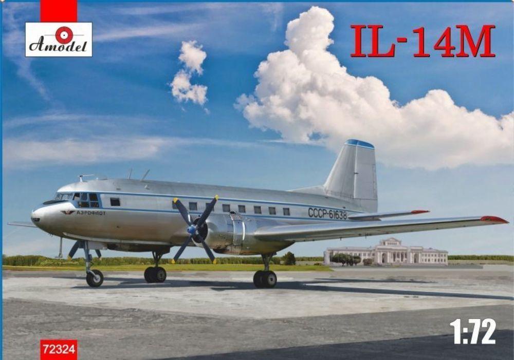 32 or  günstig Kaufen-Ilyushin IL-14M transport aircraft. Ilyushin IL-14M transport aircraft <![CDATA[A-Model / AMO72324 / 1:72]]>. 