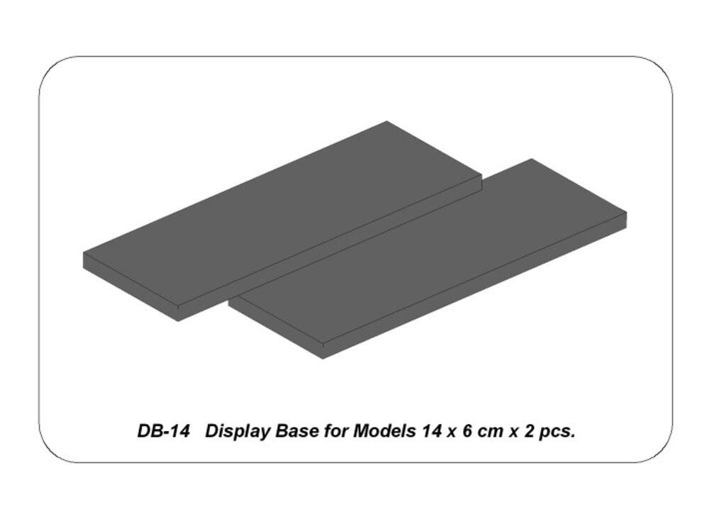Display Base for Models 14 x 6 cm (2 Stück)