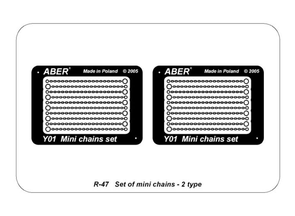 Set of mini chains 2 type