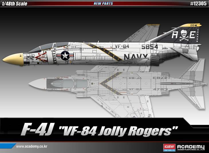 XB 2 günstig Kaufen-F-4J ´VF-84 JOLLY ROGERS´. F-4J ´VF-84 JOLLY ROGERS´ <![CDATA[Academy Plastic Model / 12305 / 1:48]]>. 