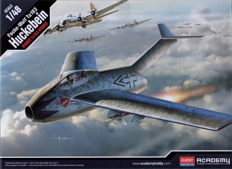 123 C günstig Kaufen-Focke Wulf Fw Ta-183 Huckebein. Focke Wulf Fw Ta-183 Huckebein <![CDATA[Academy Plastic Model / 12327 / 1:48]]>. 
