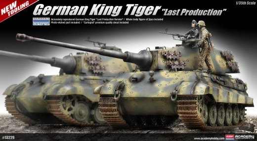 132 m günstig Kaufen-King Tiger. King Tiger <![CDATA[Academy Plastic Model / 13229 / 1:35]]>. 