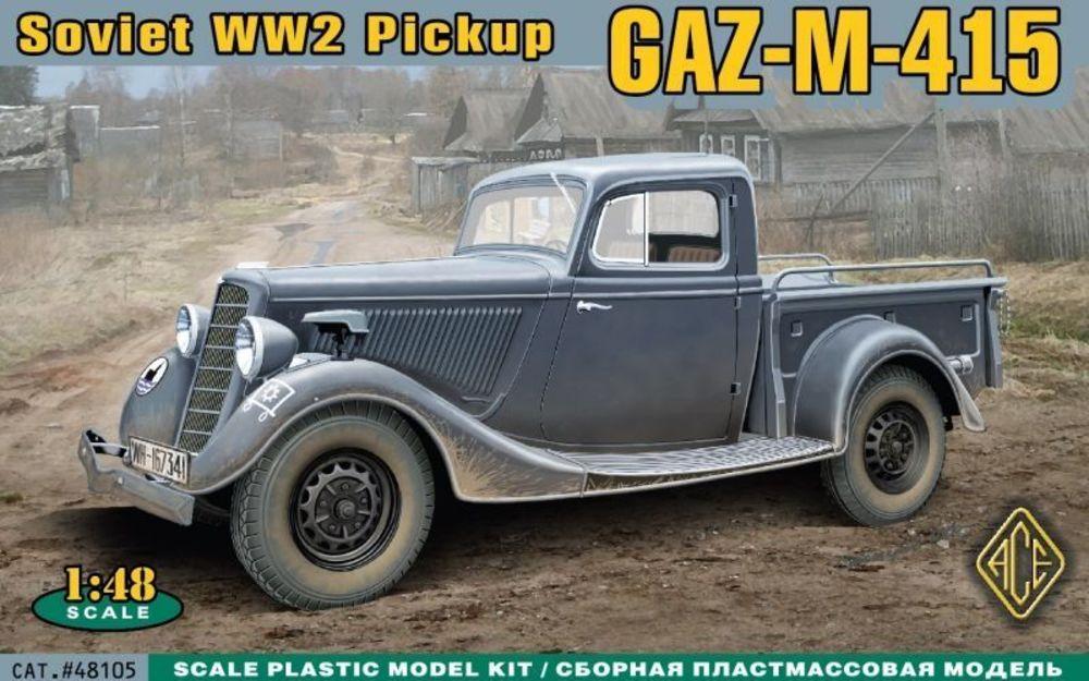 4820025481051 - ACE48105 - WWII Soviet pick-up GAZ-M-415 in 148 4820025481051 - ACE48105 - WWII Soviet pick-up GAZ-M-415 in 148
