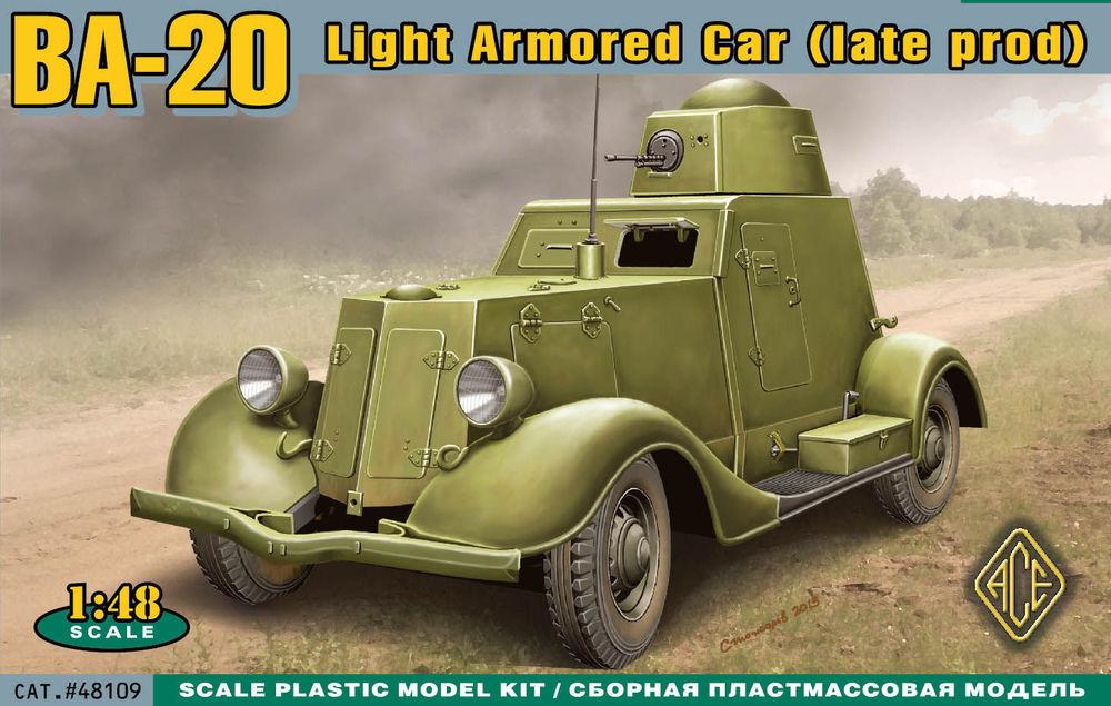 109 G günstig Kaufen-BA-20 light armored car,late prod.. BA-20 light armored car,late prod. <![CDATA[ACE / ACE48109 / 1:48]]>. 