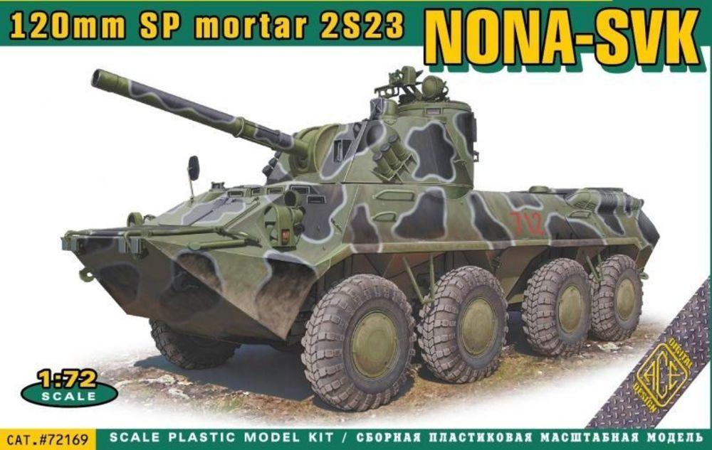 Mortar günstig Kaufen-NONA-SVK 120mmm SP mortar 2S23. NONA-SVK 120mmm SP mortar 2S23 <![CDATA[ACE / ACE72169 / 1:72]]>. 