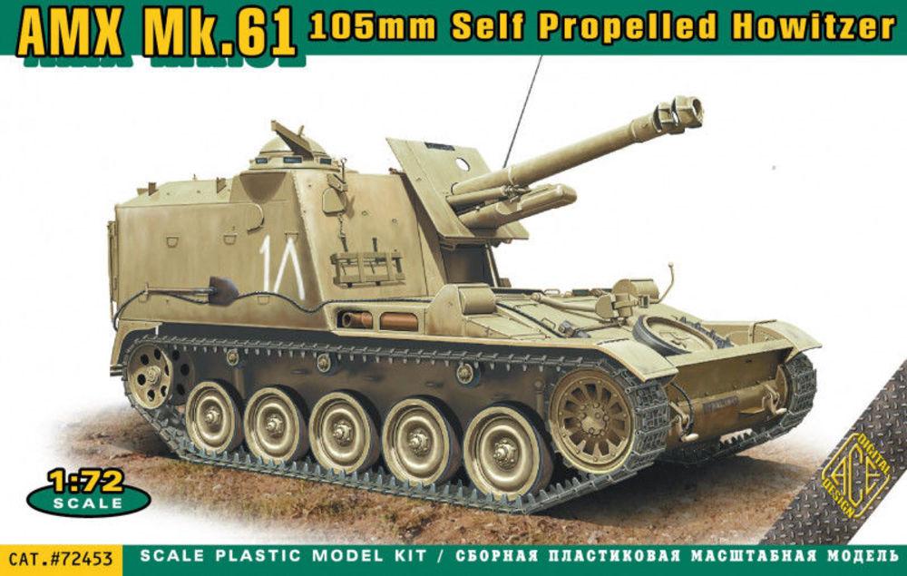 Pro Ace günstig Kaufen-AMX MK.61 105mm self propelled howitzer. AMX MK.61 105mm self propelled howitzer <![CDATA[ACE / 72453 / 1:72]]>. 