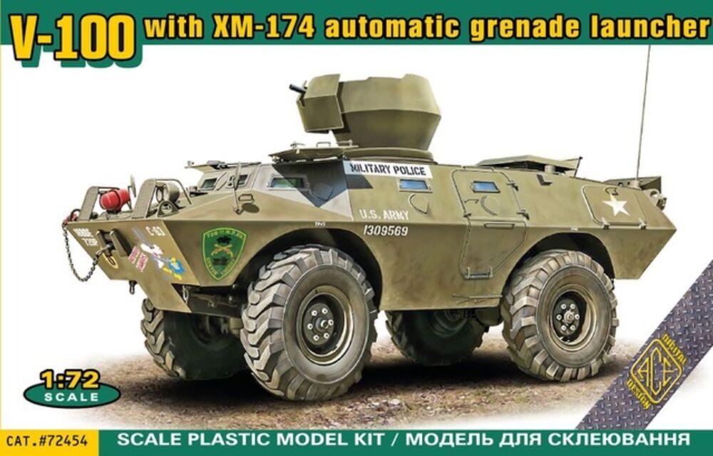 V-100 with XM-174 automatic grenade launcher
