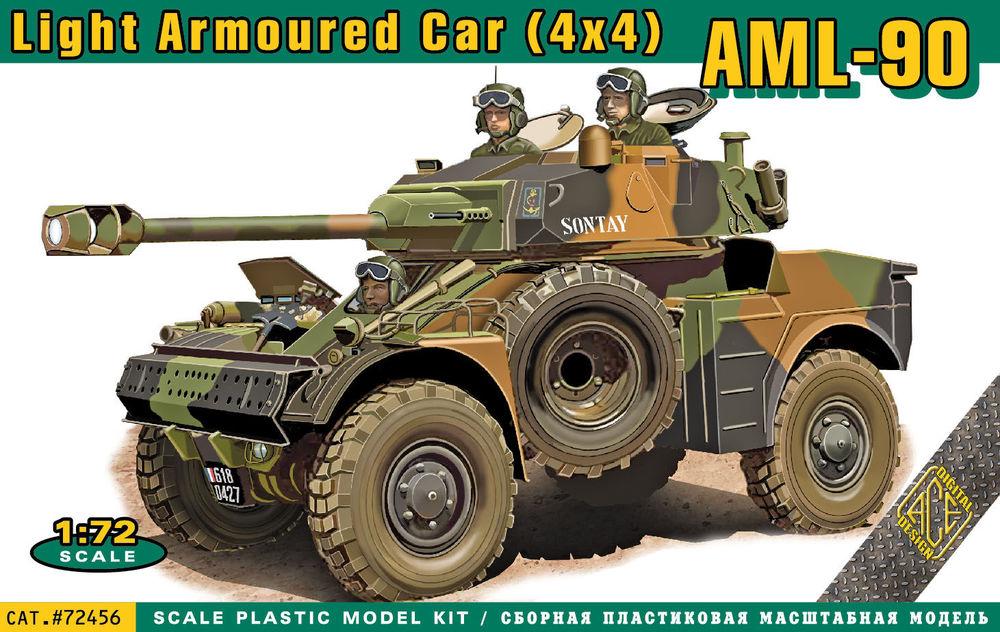 4x car günstig Kaufen-AML-90 Light Armoured Car (4x4). AML-90 Light Armoured Car (4x4) <![CDATA[ACE / 72456 / 1:72]]>. 