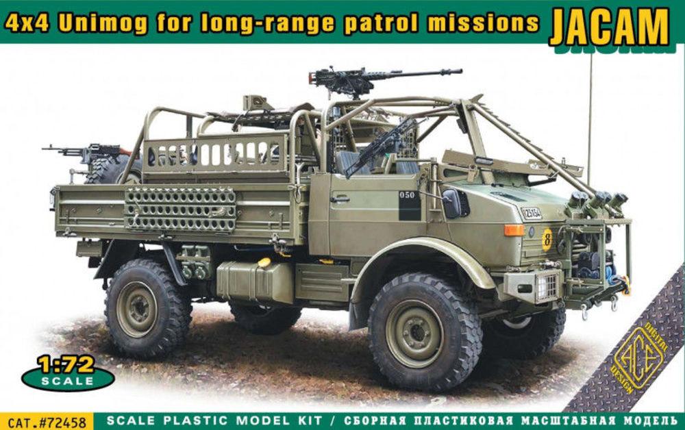 Missions günstig Kaufen-4x4 Unimog for long-range Patrol Missions JACAM. 4x4 Unimog for long-range Patrol Missions JACAM <![CDATA[ACE / 72458 / 1:72]]>. 