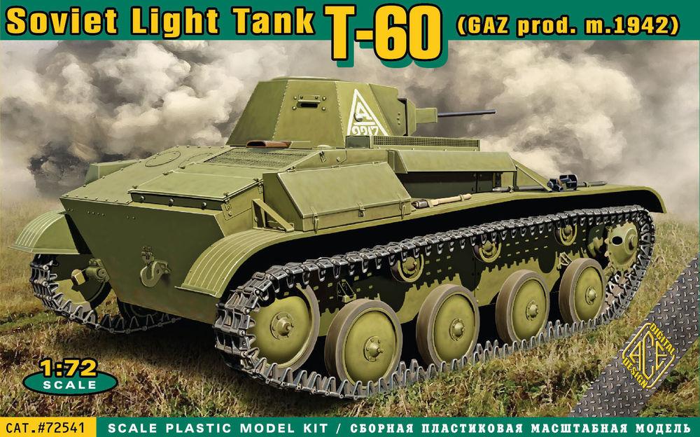 LIGHT günstig Kaufen-T-60 Soviet light tank(GAZ prod.m.1942). T-60 Soviet light tank(GAZ prod.m.1942) <![CDATA[ACE / ACE72541 / 1:72]]>. 