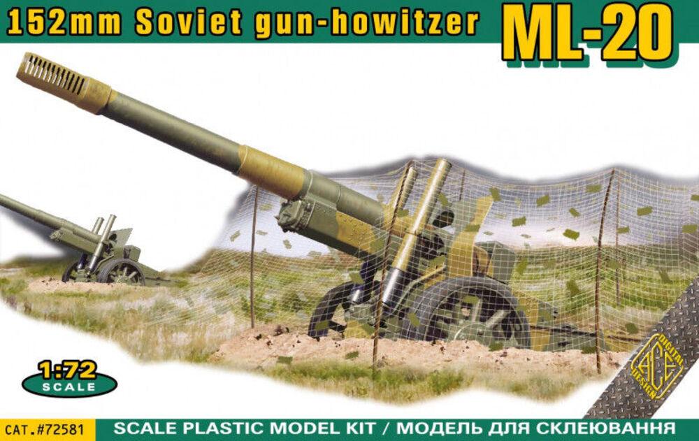 Howitzer Gun günstig Kaufen-WWII ML-20 Soviet 152mm gun-howitzer. WWII ML-20 Soviet 152mm gun-howitzer <![CDATA[ACE / 72581 / 1:72]]>. 