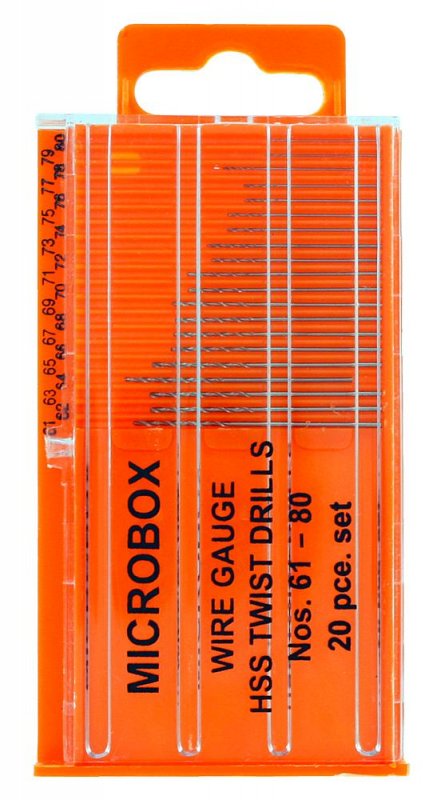 8429551930062 - 701002 - Bohrerset 20 Stück Nr 61 -80 8429551930062 - 701002 - Bohrerset 20 Stück Nr 61 -80