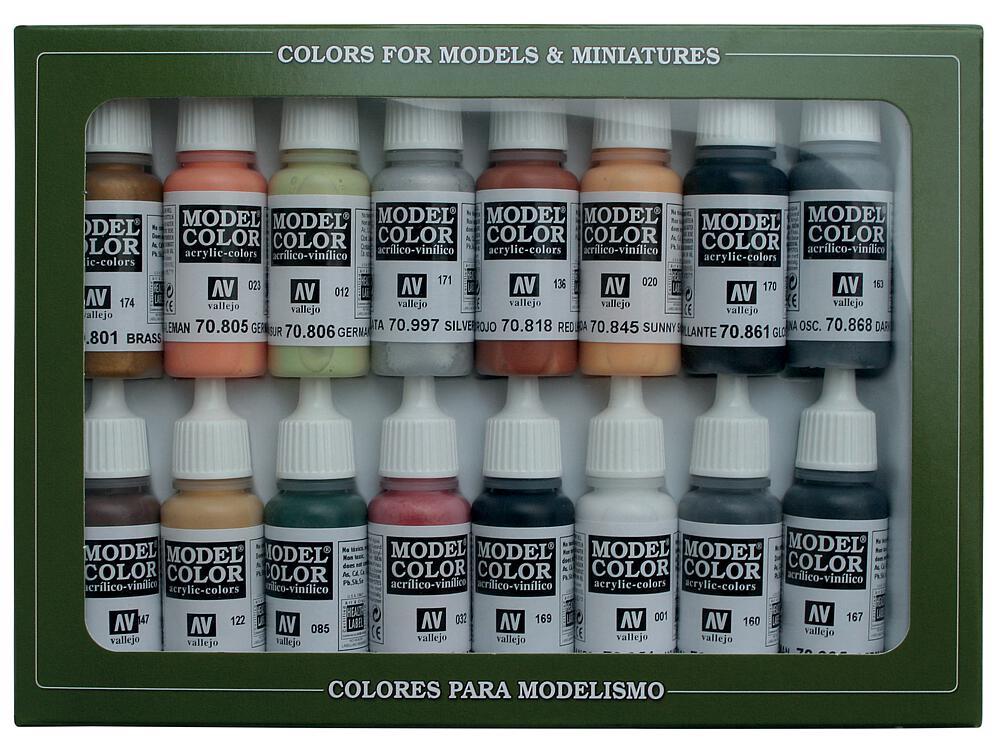 10 II günstig Kaufen-Model Color Set 07: WWII German Colours (16). Model Color Set 07: WWII German Colours (16) <![CDATA[Acrylicos Vallejo / 770107]]>. 