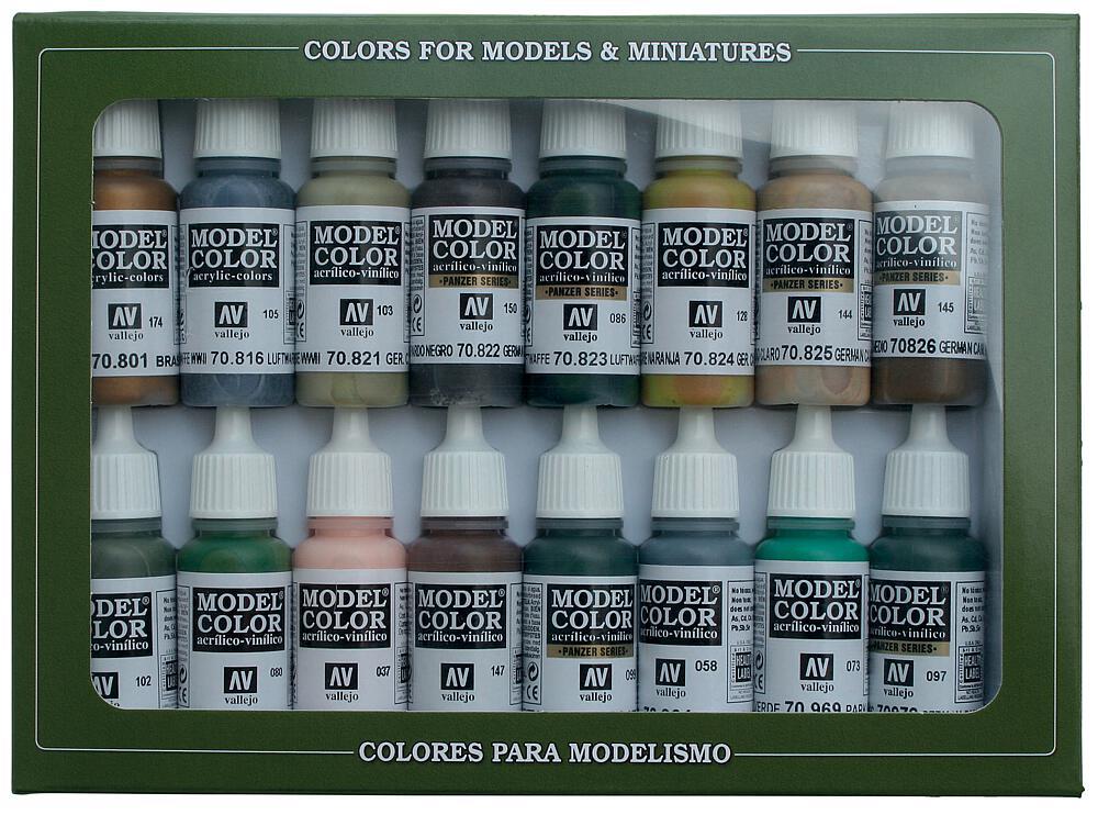 SET 14 günstig Kaufen-Model Color Set 14: WWII German Camouflage (16). Model Color Set 14: WWII German Camouflage (16) <![CDATA[Acrylicos Vallejo / 770114]]>. 